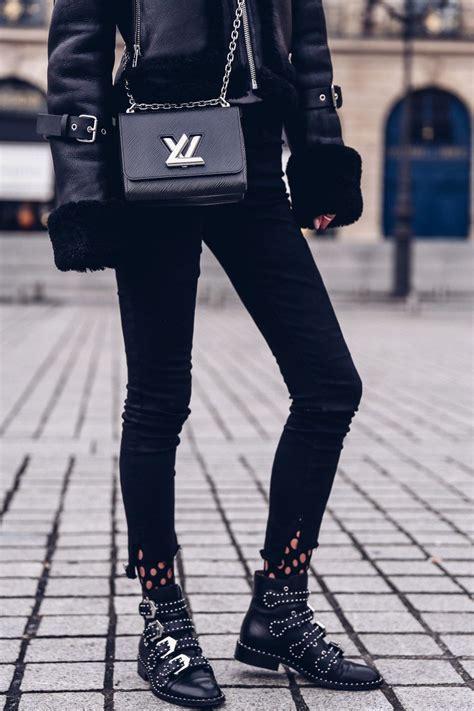 givenchy stud boots street style